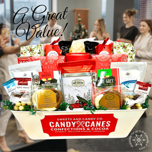 HUGE Shareable Confections & Cocoa Holiday Gift Container