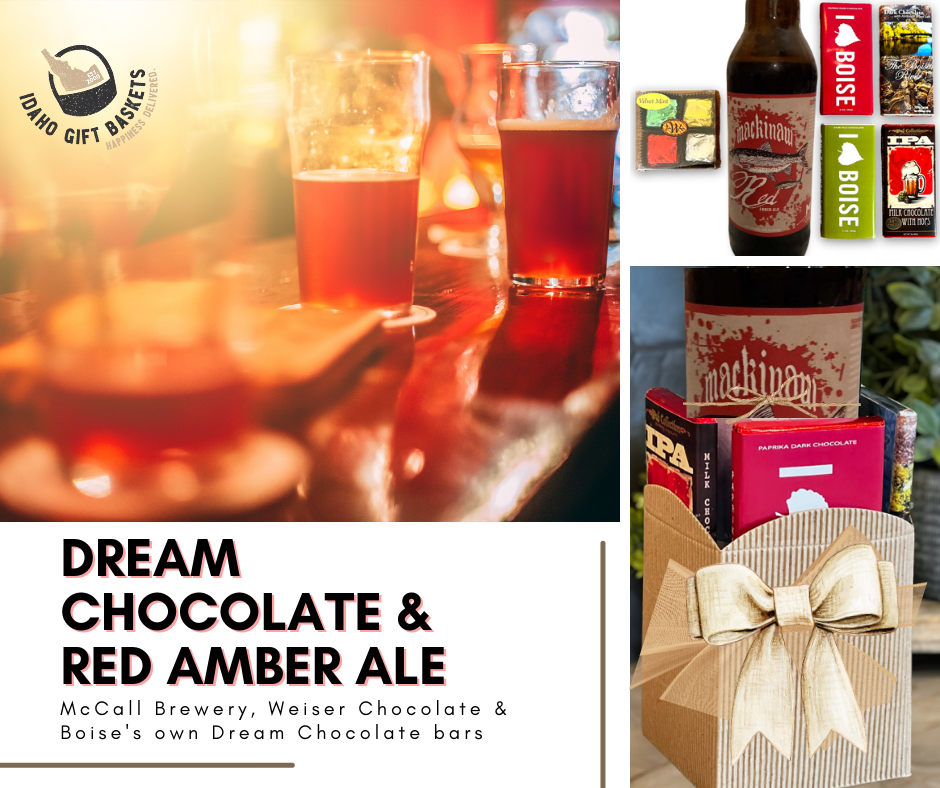 Dream Chocolate & Red Amber Ale - IdahoGiftBaskets.net - CGB